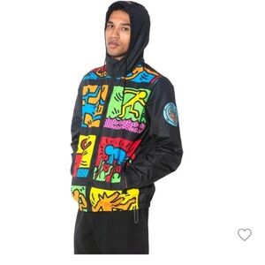 Keith Haring Members Only Men's Windbreaker XL